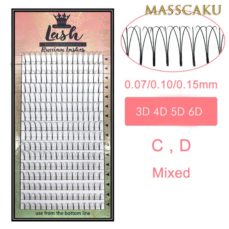 MAS Lashes 8-15 Mix 3d/4d/5d/6d Long Premade fans Russian Volume Eyelash Extensions Natural Pre Made Lash Extension Supplies
MAS Lashes 8-15 Mix 3d/4d/5d/6d Long Premade fans Russian Volume Eyelash Extensions Natural Pre Made Lash Extension Supplies