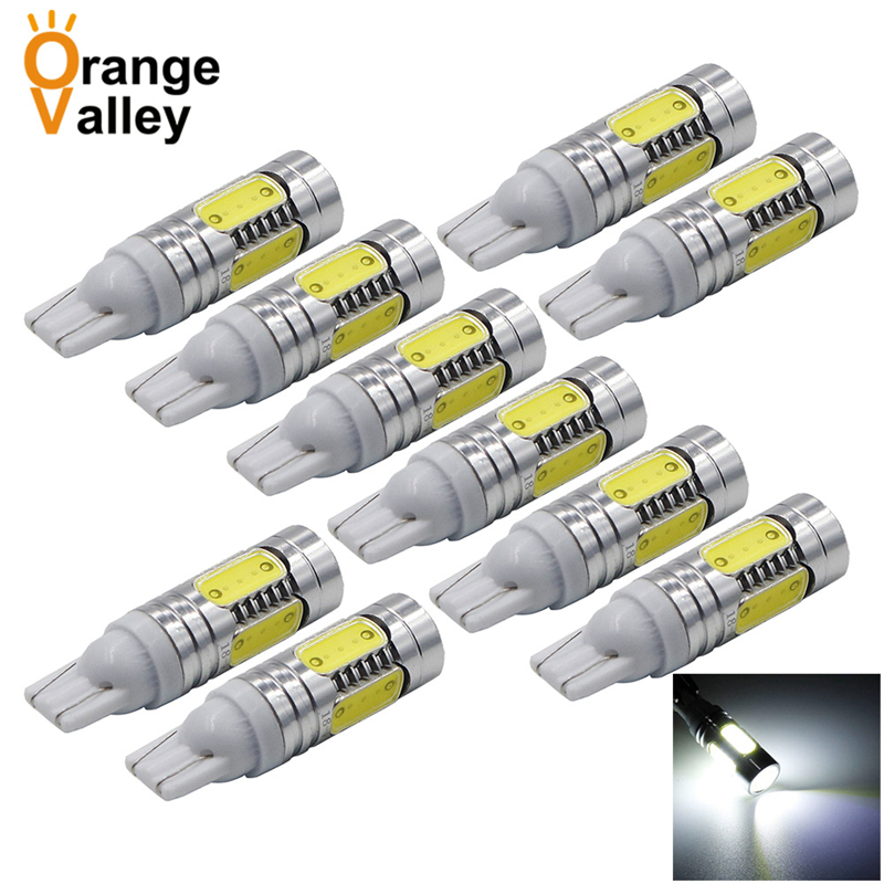 10Pcs Wholesale Super Bringt T10 COB Wedge Bulb 194 168 192 W5W Lamp For Car Reverse Light Turn Signal Lights Tail DC12V, As pic
10Pcs Wholesale Super Bringt T10 COB Wedge Bulb 194 168 192 W5W Lamp For Car Reverse Light Turn Signal Lights Tail DC12V, As pic