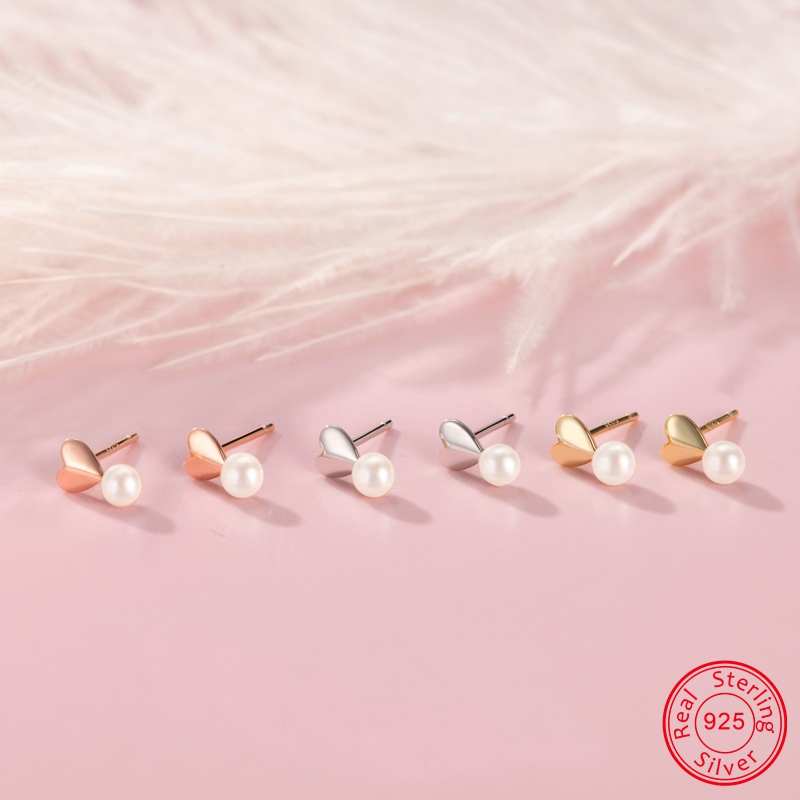 ZEMO Silver 925 Heart Pearl Drop Earring for Female 3 Colors Gold Drop Earring Female Rose Gold Hang Ear Jewelry Friends Gift
ZEMO Silver 925 Heart Pearl Drop Earring for Female 3 Colors Gold Drop Earring Female Rose Gold Hang Ear Jewelry Friends Gift