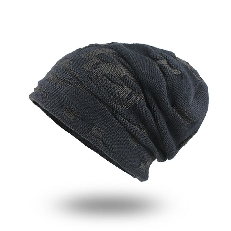 Skeleton Winter Plus Velvet Thick Warm Knit Hat High Quality Women Men Solid Color Casual Beanies Soft Cap Bonnet Cotton