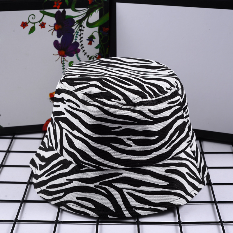 New Fashion stripe Print Hat Bucket Hat Reversible Fisherman Caps Summer Hats For Women fashion bucket hat