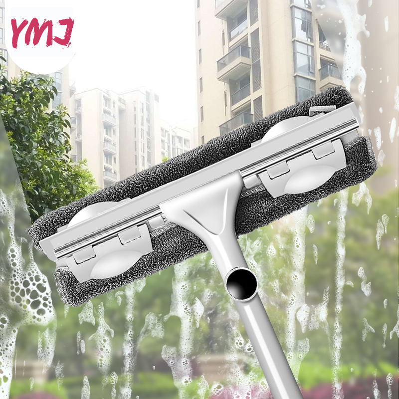 Glass Wiper Double-sided Cleaning Window Cleaner Long Handle Rod Silicone Rotating Head with Cleaning Cloth Tool
Glass Wiper Double-sided Cleaning Window Cleaner Long Handle Rod Silicone Rotating Head with Cleaning Cloth Tool