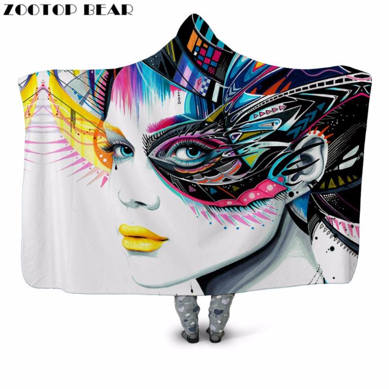 Artist Lady 3D Printed Plush Hooded Blanket for Adult Youth Child Warm Couch Wearable Fleece Throw Blanket Home Office Washable
Artist Lady 3D Printed Plush Hooded Blanket for Adult Youth Child Warm Couch Wearable Fleece Throw Blanket Home Office Washable