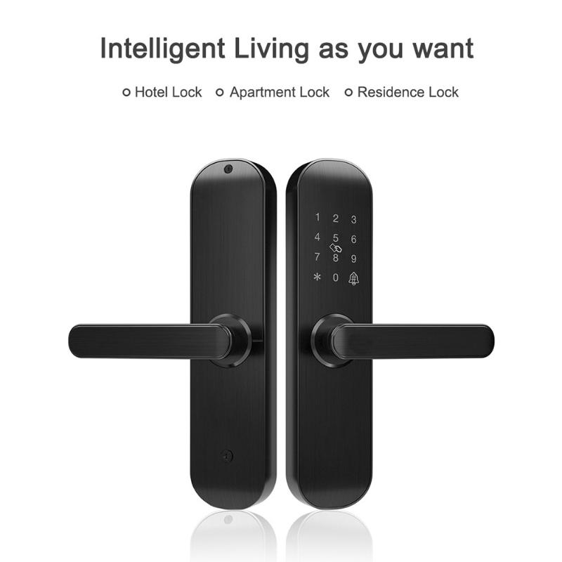 Home smart anti-theft door lock Hotel apartment password swipe card smart lock Tuya APP remote control door
Home smart anti-theft door lock Hotel apartment password swipe card smart lock Tuya APP remote control door