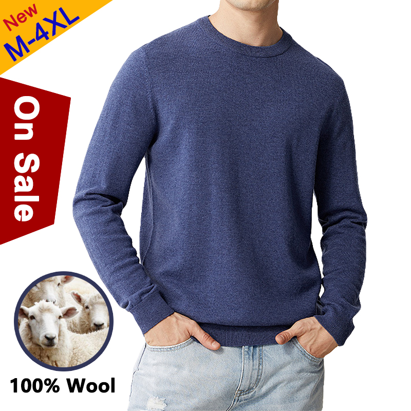 6Colors Sweater Pullovers Men 100% Merino Wool Sweater Jumpers Man Winter Warm Mercerizing Fleece Sheep woolen Male knitwear 4XL, Black
6Colors Sweater Pullovers Men 100% Merino Wool Sweater Jumpers Man Winter Warm Mercerizing Fleece Sheep woolen Male knitwear 4XL, Black
