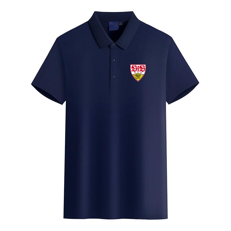 VFB Stuttgart Football Club Logo Men's Fashion Golf Polo T-Shirt Men's Short Sleeve polo T shirt, Gray;blue
VFB Stuttgart Football Club Logo Men's Fashion Golf Polo T-Shirt Men's Short Sleeve polo T shirt, Gray;blue