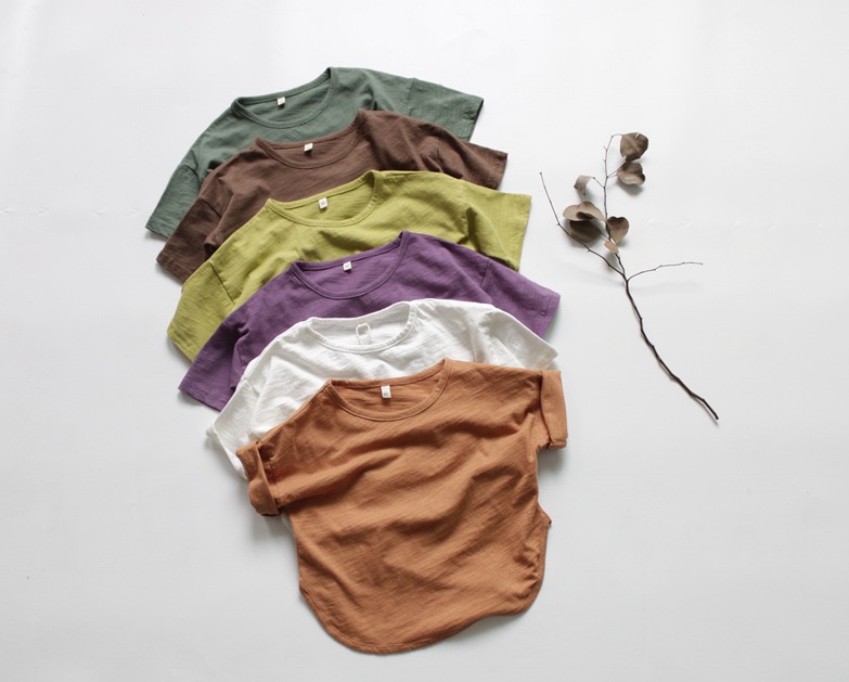 FM Korean Japan Quality INS Kids Little girls Boys Tees Short Sleeve Blank T-shirt Summer Fashion Organic Cotton Girls Tops 1-8 years
FM Korean Japan Quality INS Kids Little girls Boys Tees Short Sleeve Blank T-shirt Summer Fashion Organic Cotton Girls Tops 1-8 years