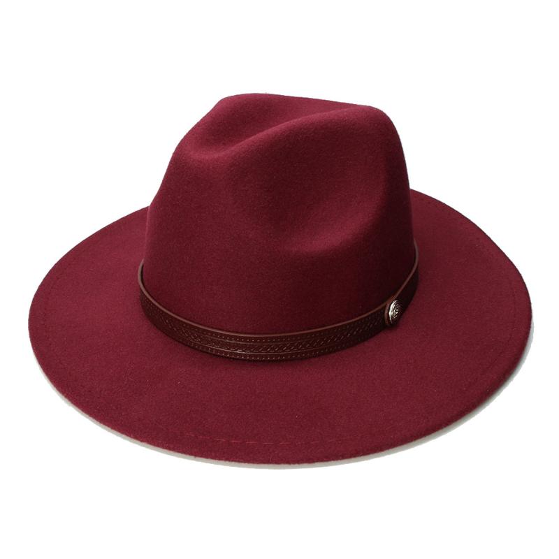 LUCKYLIANJI Retro Women Men Vintage 100% Wool Wide Brim Cap Fedora Panama Jazz Bowler Adult Hat Leather Band (57cm/adjusted, Black
LUCKYLIANJI Retro Women Men Vintage 100% Wool Wide Brim Cap Fedora Panama Jazz Bowler Adult Hat Leather Band (57cm/adjusted, Black