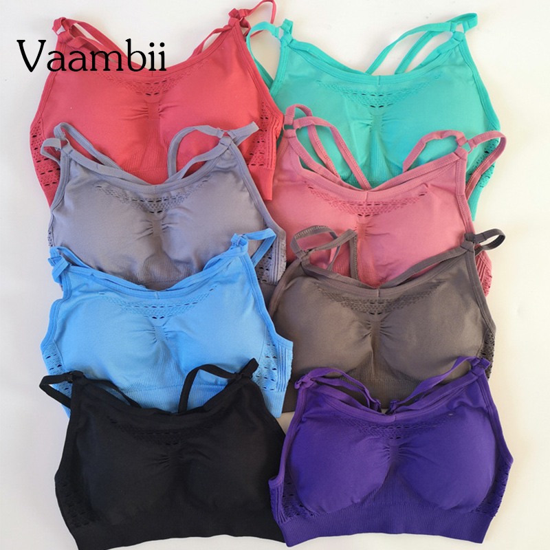 Female Underwear Bh Yoga Sport Bras For Women Fitness Pink Energy Seamless Workout Sports Bra Strappy Crop Top Activewear, Blue
Female Underwear Bh Yoga Sport Bras For Women Fitness Pink Energy Seamless Workout Sports Bra Strappy Crop Top Activewear, Blue