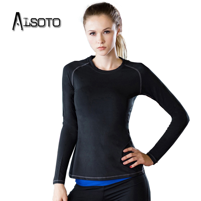 Summer style women long sleeve T-shirt Sports fitness yoga training Anti-sweat Joggers Solid color Gym Tight sportswear, White
Summer style women long sleeve T-shirt Sports fitness yoga training Anti-sweat Joggers Solid color Gym Tight sportswear, White