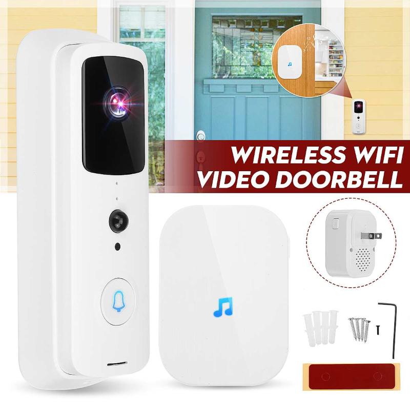 Smart Home 720P IP Video Doorbell Wireless WiFi Door Bell 720P Visual Recording Monitor IR Alarm Wireless Security Camera
Smart Home 720P IP Video Doorbell Wireless WiFi Door Bell 720P Visual Recording Monitor IR Alarm Wireless Security Camera