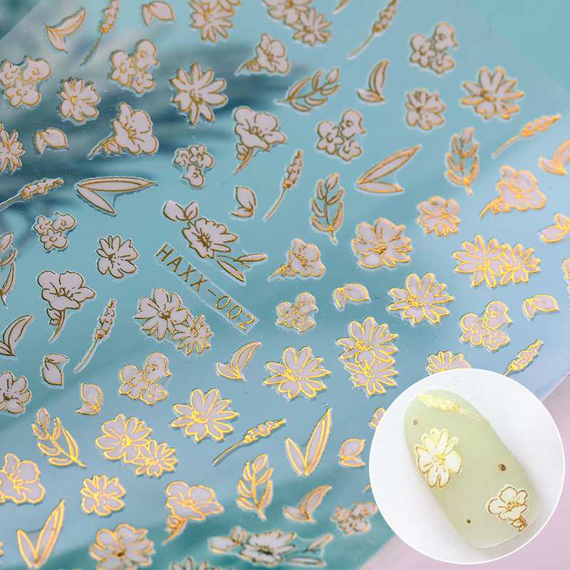 3D embossed nail sticker flower adhesive DIY manicure slider nail art tips decorations decals, 307-1
3D embossed nail sticker flower adhesive DIY manicure slider nail art tips decorations decals, 307-1