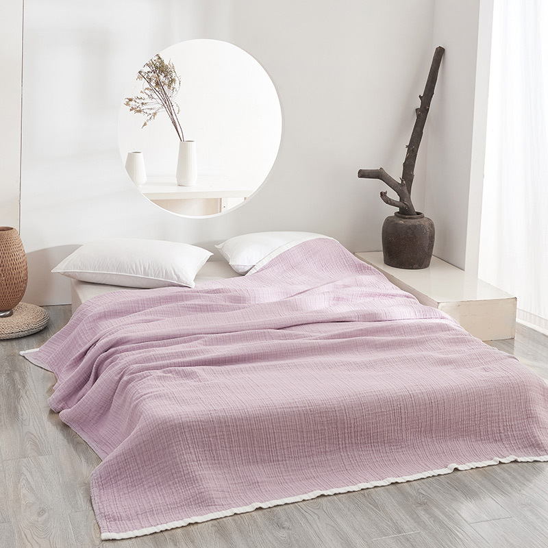 Washed Gauze Summer Cool Blanket Pure Cotton Sleeping Blankets for Adult Student Home Breathable Throw Blankets Coverlet Bedding
Washed Gauze Summer Cool Blanket Pure Cotton Sleeping Blankets for Adult Student Home Breathable Throw Blankets Coverlet Bedding