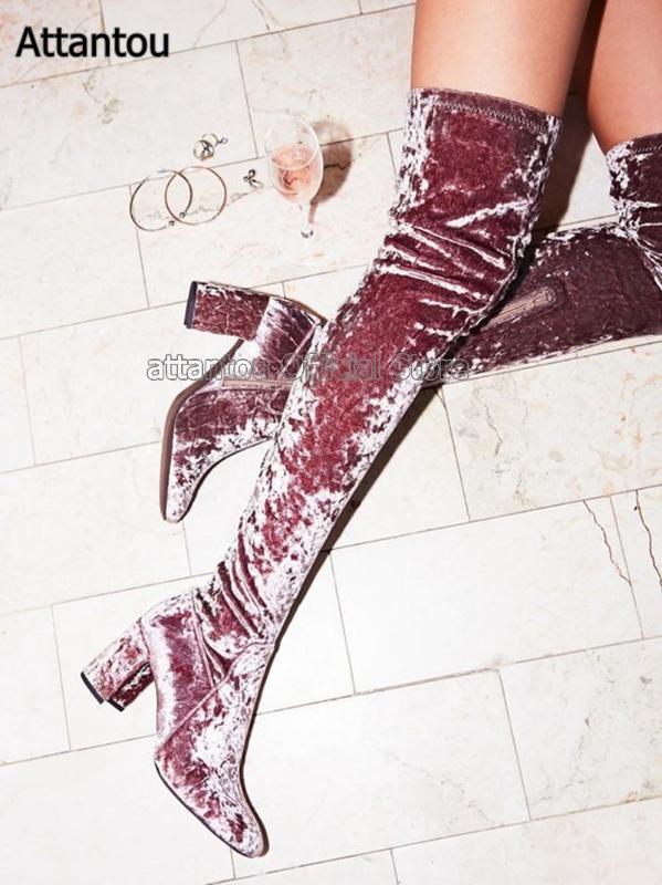 Sweet Pink Velvet Long Boots Women Over The Knee Fashion Young Girl's Dress Boots Shiny Slim Fit Thin High Heels Shoes, As picture pink
Sweet Pink Velvet Long Boots Women Over The Knee Fashion Young Girl's Dress Boots Shiny Slim Fit Thin High Heels Shoes, As picture pink