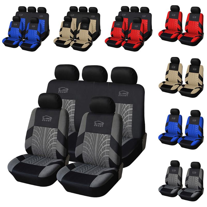 Odomy Car Seat Covers Set Universal Auto Nonslip Tire Track Detail Styling Seat Protector Fit Most Car Decor Accessories
Odomy Car Seat Covers Set Universal Auto Nonslip Tire Track Detail Styling Seat Protector Fit Most Car Decor Accessories