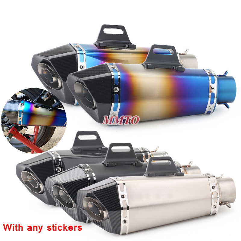 Exhaust Motorcycle Universal Escape Moto Muffler DB Killer 51mm Pitbike Sctooer Systems For CBR650 Z1000 Z650 CB500 CB190 Z400
Exhaust Motorcycle Universal Escape Moto Muffler DB Killer 51mm Pitbike Sctooer Systems For CBR650 Z1000 Z650 CB500 CB190 Z400