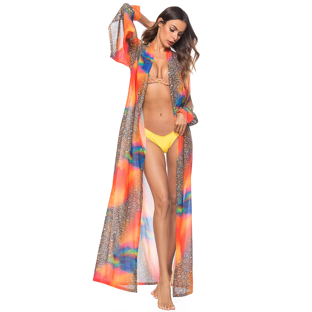 Beach Cover Ups Women Long Tops Chiffon Shirt Summer Long Sleeve Chiffon Blouse Shirts Loose Floral Printed Chiffon Blouse F0210, White
Beach Cover Ups Women Long Tops Chiffon Shirt Summer Long Sleeve Chiffon Blouse Shirts Loose Floral Printed Chiffon Blouse F0210, White