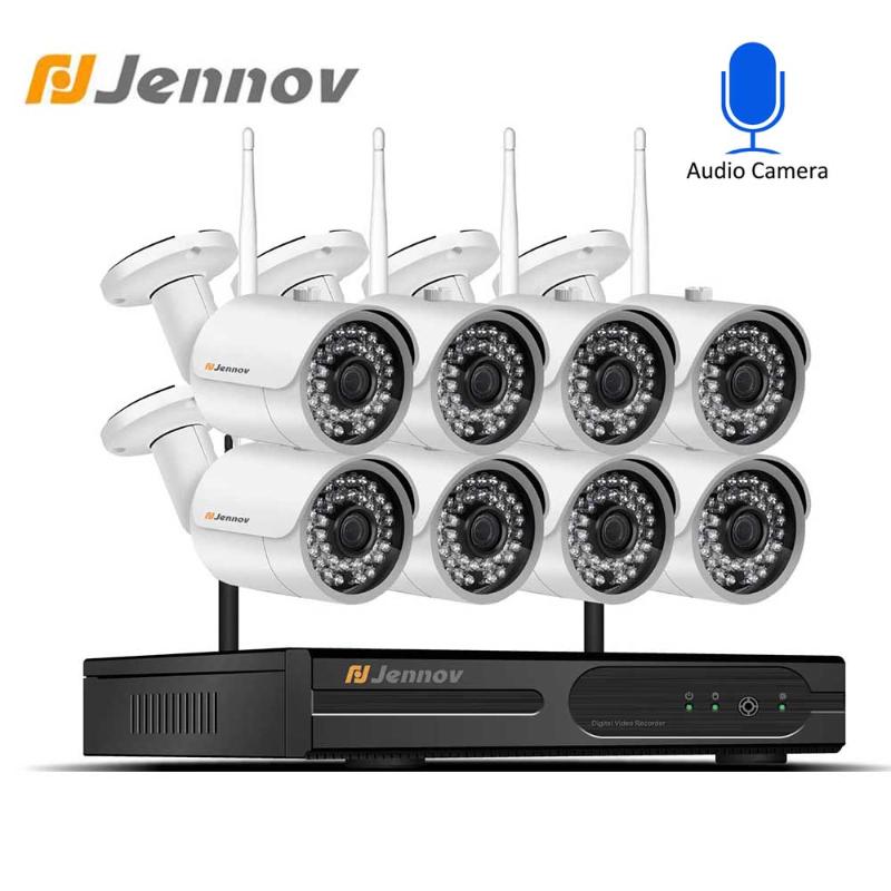 Jennov 1080P Wireless CCTV Security Camera System 8CH NVR 2.0MP Audio Record Wifi IP Camera Outdoor Surveillance IP66 Waterproof
Jennov 1080P Wireless CCTV Security Camera System 8CH NVR 2.0MP Audio Record Wifi IP Camera Outdoor Surveillance IP66 Waterproof