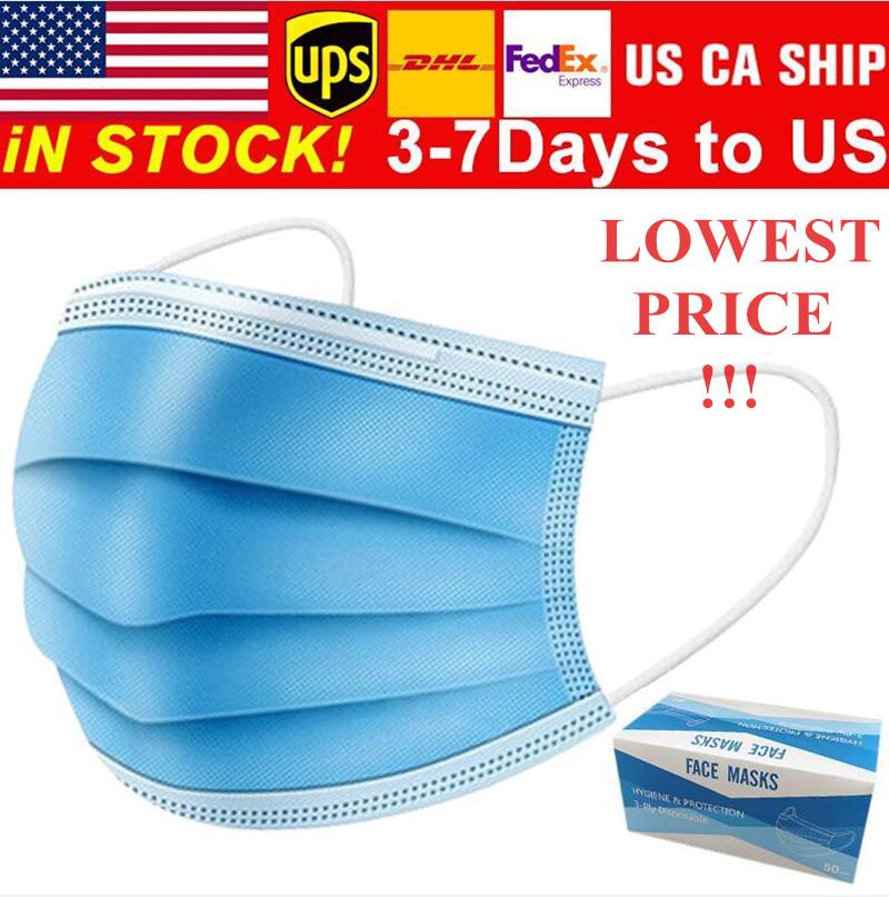 LOWEST PRICE 3-7 Days to US Disposable Face Masks with Elastic Ear Loop 3 Ply Breathable for Blocking Dust Air Anti-Pollution Mask
LOWEST PRICE 3-7 Days to US Disposable Face Masks with Elastic Ear Loop 3 Ply Breathable for Blocking Dust Air Anti-Pollution Mask
