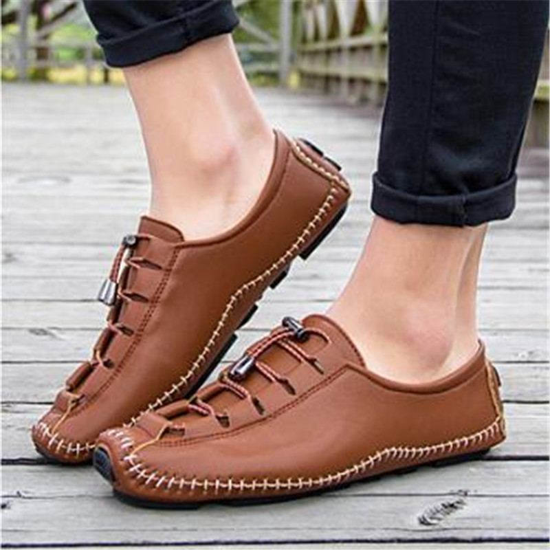 Spring Autumn Men Genuine Leather Flat Drive Shoes Black Brown Real Leather Oxfords Shoes Italian Designer Male Moccasins, Red 
Spring Autumn Men Genuine Leather Flat Drive Shoes Black Brown Real Leather Oxfords Shoes Italian Designer Male Moccasins, Red