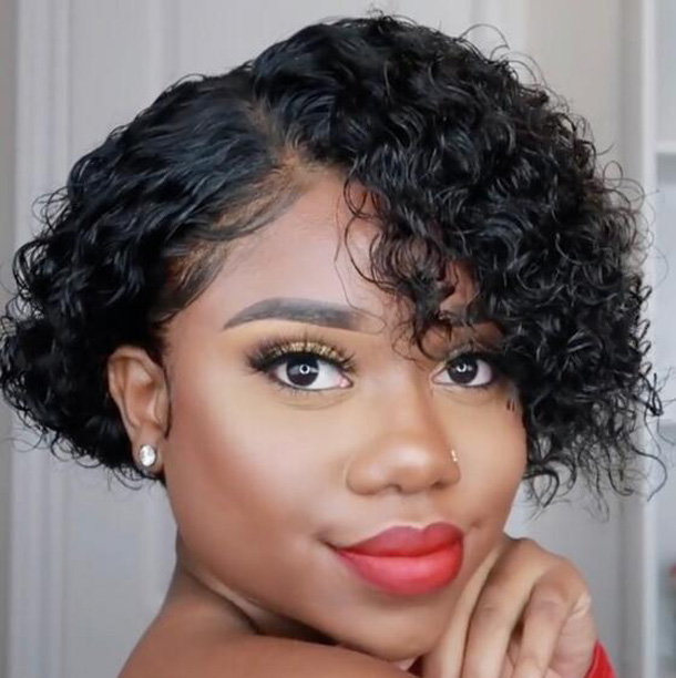 The most fashionable and cheapest ladies short curly hair African small curly wigs black partial full top mechanism chemical fiber headgear
The most fashionable and cheapest ladies short curly hair African small curly wigs black partial full top mechanism chemical fiber headgear
