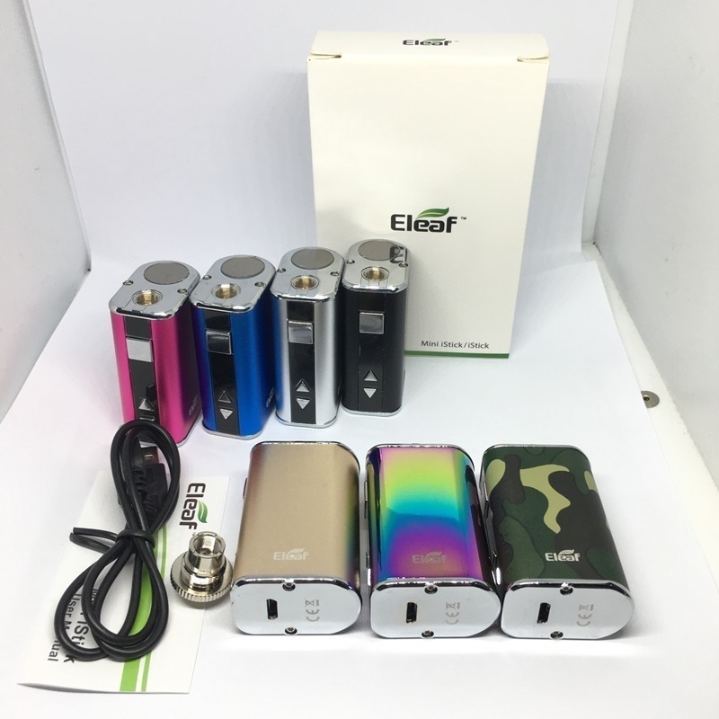 Eleaf iStick Mini 10w Battery vape mods 1050mAh Variable Voltage Box Mod 7 Colors with USB Cable eGo Connector Simple Pack
Eleaf iStick Mini 10w Battery vape mods 1050mAh Variable Voltage Box Mod 7 Colors with USB Cable eGo Connector Simple Pack