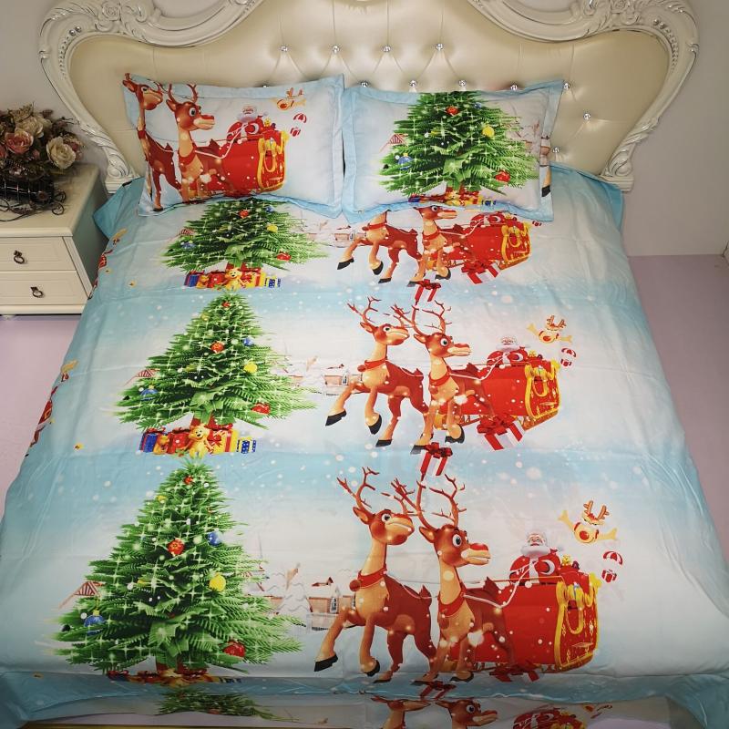 BEST.WENSD Santa Claus /christmas tree Bedding set American style christmas duvet california king bed- king size comforter set, As picture
BEST.WENSD Santa Claus /christmas tree Bedding set American style christmas duvet california king bed- king size comforter set, As picture