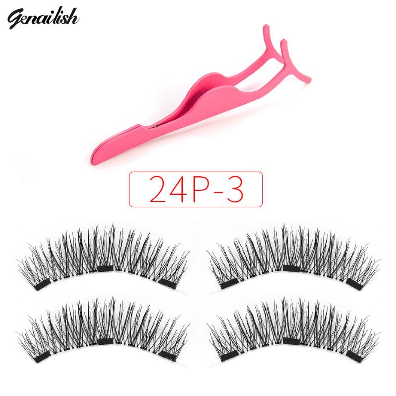 Genailish 4pcs Magnetic Eyelashes 3D Handmade Mink Reusable Magnet False Eyelashes Triple Natural Soft Hair 3 Magnet Eye Lashes
Genailish 4pcs Magnetic Eyelashes 3D Handmade Mink Reusable Magnet False Eyelashes Triple Natural Soft Hair 3 Magnet Eye Lashes