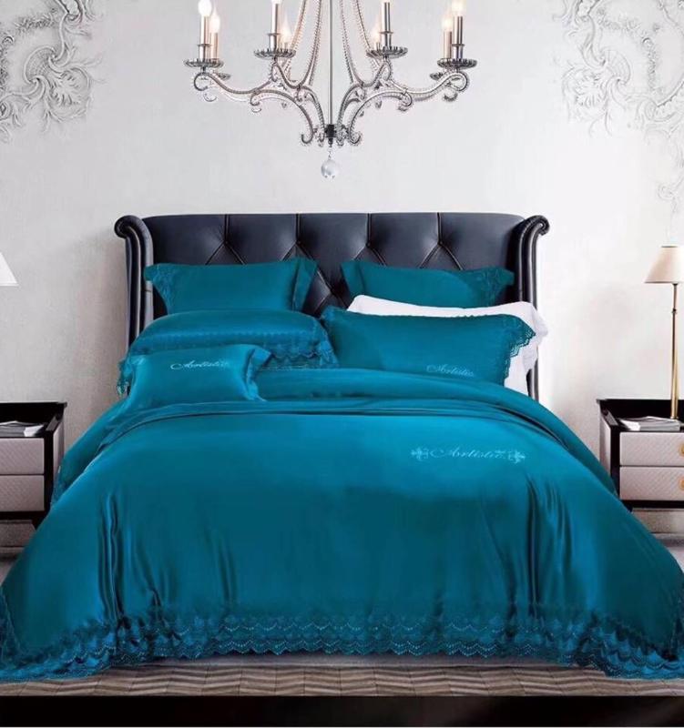 New Luxury Blue 100S Egyptian cotton Tencel Silky Bedding set Queen King Noble Lace Edge Royal Duvet cover Bed sheet set Europe, Color 5
New Luxury Blue 100S Egyptian cotton Tencel Silky Bedding set Queen King Noble Lace Edge Royal Duvet cover Bed sheet set Europe, Color 5