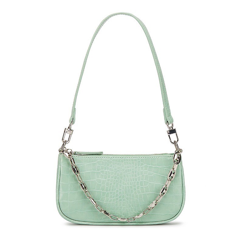 new style shoulder underarm bag Women portable baguette bag tide chain fashion all-match messenger hand bags, Black
new style shoulder underarm bag Women portable baguette bag tide chain fashion all-match messenger hand bags, Black