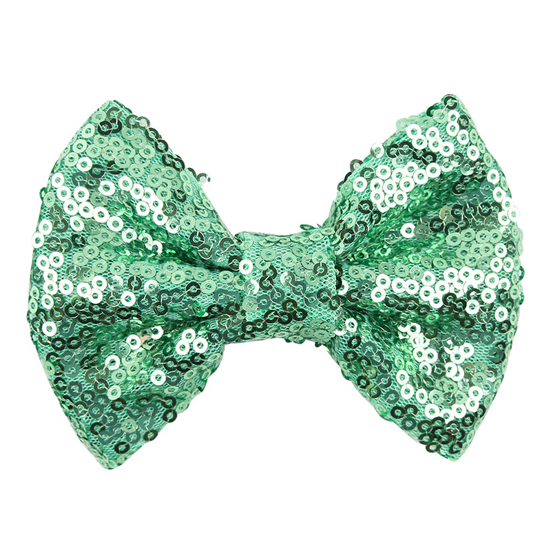 2020 38 Colors 4 Inch Sequins Bow DIY Headbands Accessories Baby Boutique Hair Bows without Alligator Clip for Girls M791
