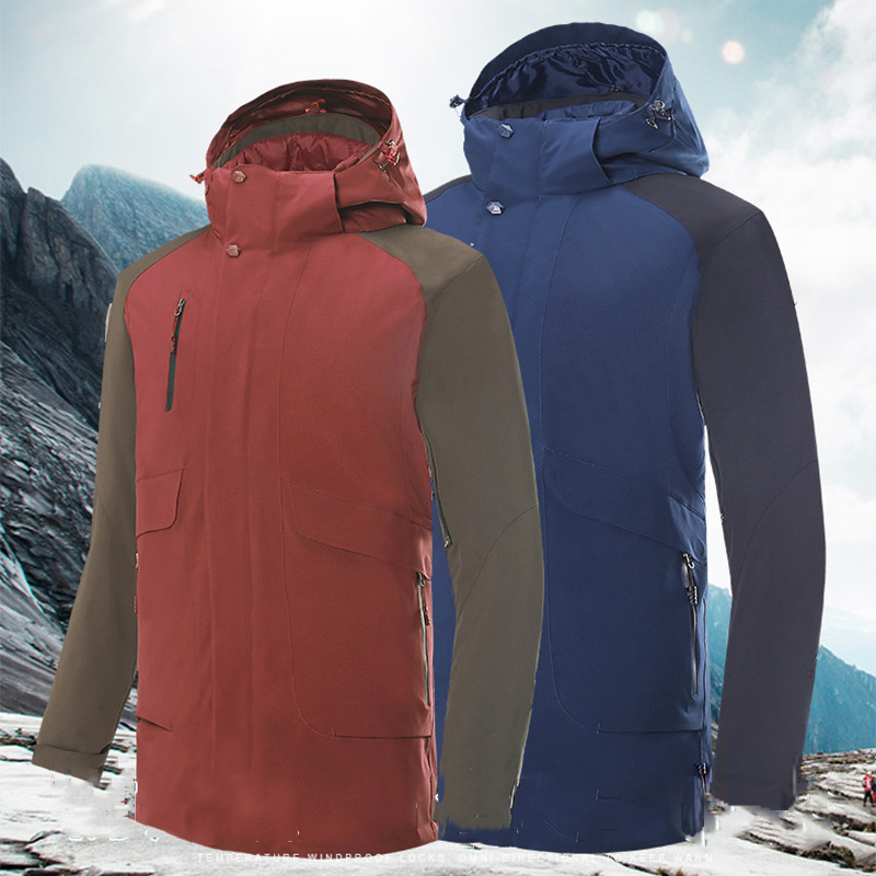 Men's Outdoor 3 In 1 Hooded Jacket With Liner Camping Hiking Climbing Clothes Sports Thickening Warm Waterproof Coat, Red
Men's Outdoor 3 In 1 Hooded Jacket With Liner Camping Hiking Climbing Clothes Sports Thickening Warm Waterproof Coat, Red