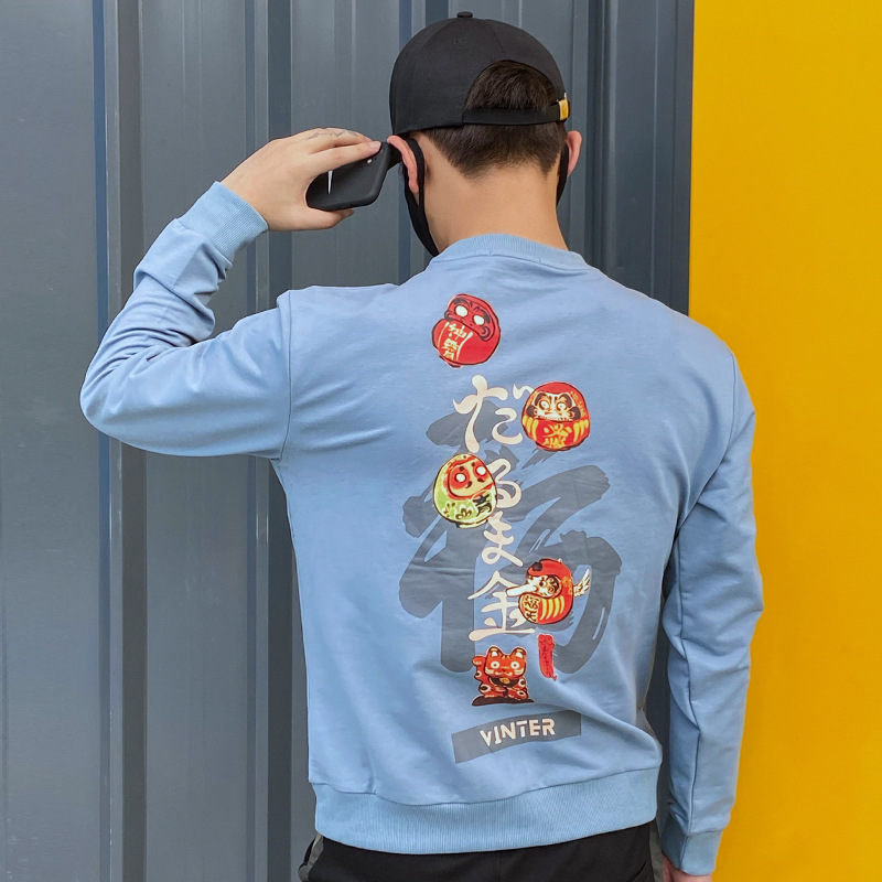 Men's 2020 Autumn Korean style new boy's sweater casual printing boys' trendy brand long sleeve round neck clothes
Men's 2020 Autumn Korean style new boy's sweater casual printing boys' trendy brand long sleeve round neck clothes