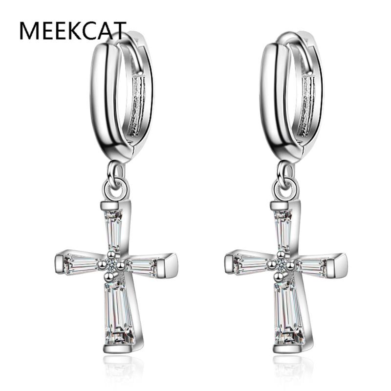 Punk Personality 925 Sterling Silver luxury Zirconia Cross Drop Earrings For Women Fashion Jewelry Ethnic Accessories Bijoux
Punk Personality 925 Sterling Silver luxury Zirconia Cross Drop Earrings For Women Fashion Jewelry Ethnic Accessories Bijoux