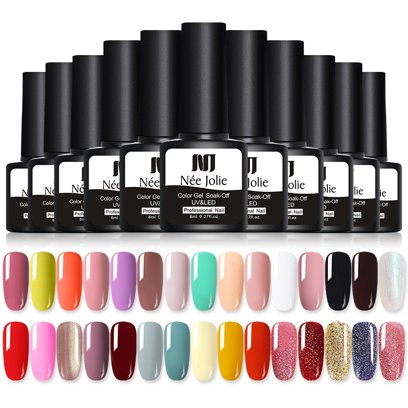 NEE JOLIE 8ml UV Gel Nail Polish Rose Gold Glitter Sequins Soak Off UV Gel Varnish Color Nail Polish DIY Art varnish, 12
NEE JOLIE 8ml UV Gel Nail Polish Rose Gold Glitter Sequins Soak Off UV Gel Varnish Color Nail Polish DIY Art varnish, 12