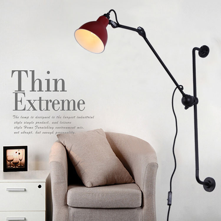 Industrial style Nordic pull rod living room bedroom study hotel club sofa office rocker folding bedside wall lamp
Industrial style Nordic pull rod living room bedroom study hotel club sofa office rocker folding bedside wall lamp