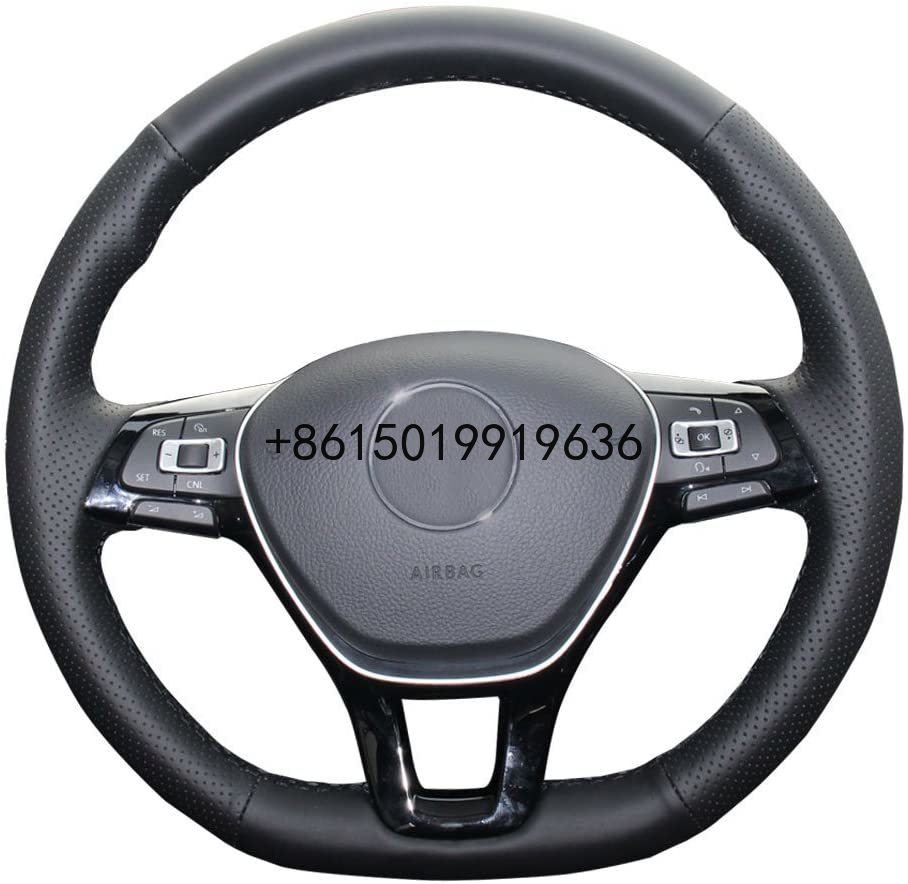 DIY black leather steering wheel cover for 2015-17for VW Ar Teon Jetta Passat E-Golf Sportwagen 2018 Tiguan 2019-21
DIY black leather steering wheel cover for 2015-17for VW Ar Teon Jetta Passat E-Golf Sportwagen 2018 Tiguan 2019-21