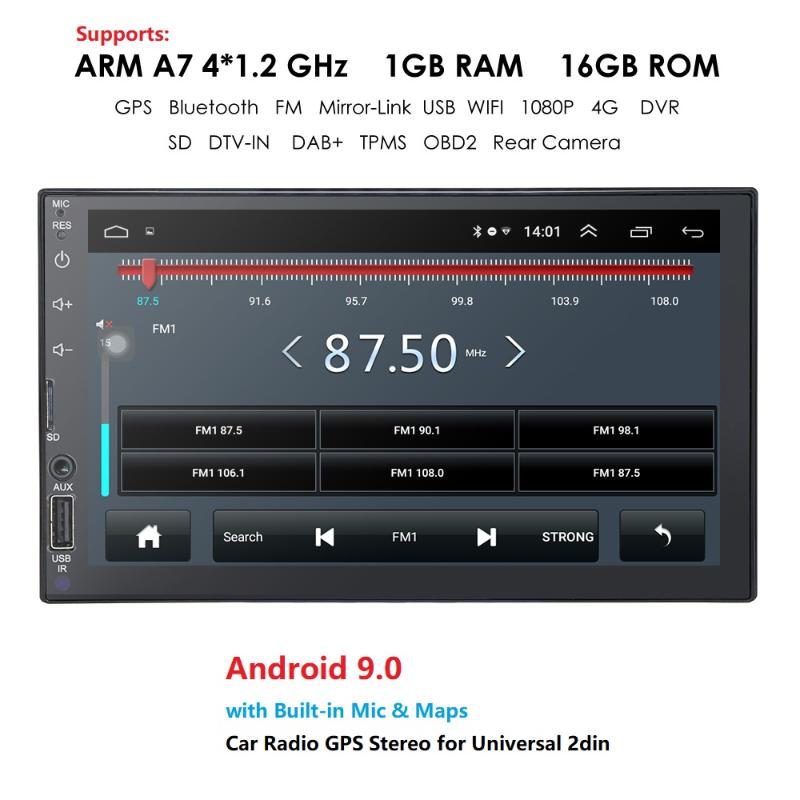 2din android9.0 car radio auto Bluetooth single din multimedia player universal GPS Navigation 1024*600 swc dab tpms usb map mic car dvd
2din android9.0 car radio auto Bluetooth single din multimedia player universal GPS Navigation 1024*600 swc dab tpms usb map mic car dvd