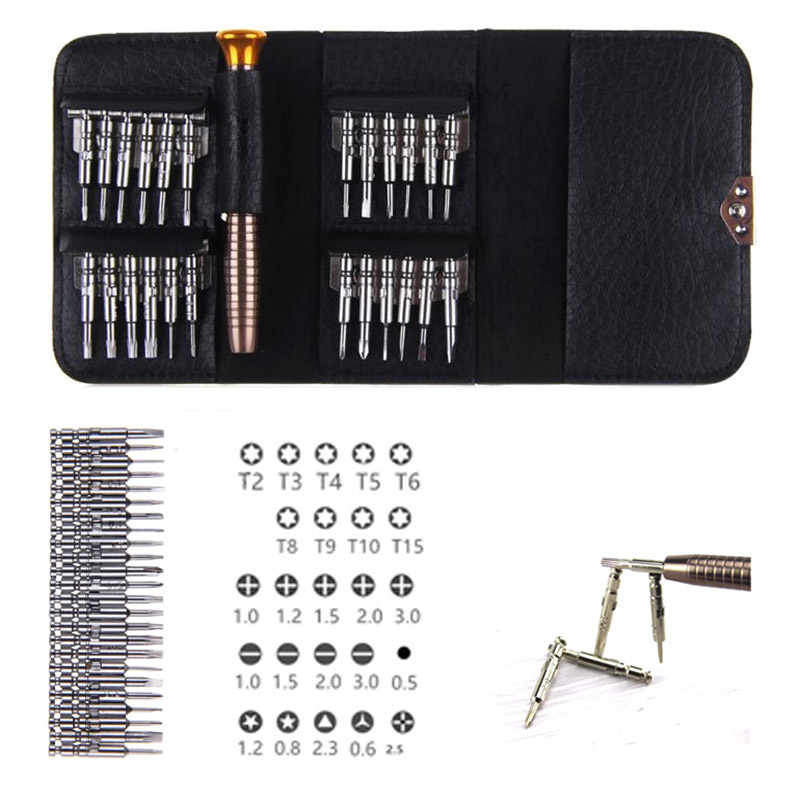 Precision Screwdriver Kit 25 in 1 Magnetic Screwdriver set For Tablet PC Mobile toy Phone repair Set
Precision Screwdriver Kit 25 in 1 Magnetic Screwdriver set For Tablet PC Mobile toy Phone repair Set