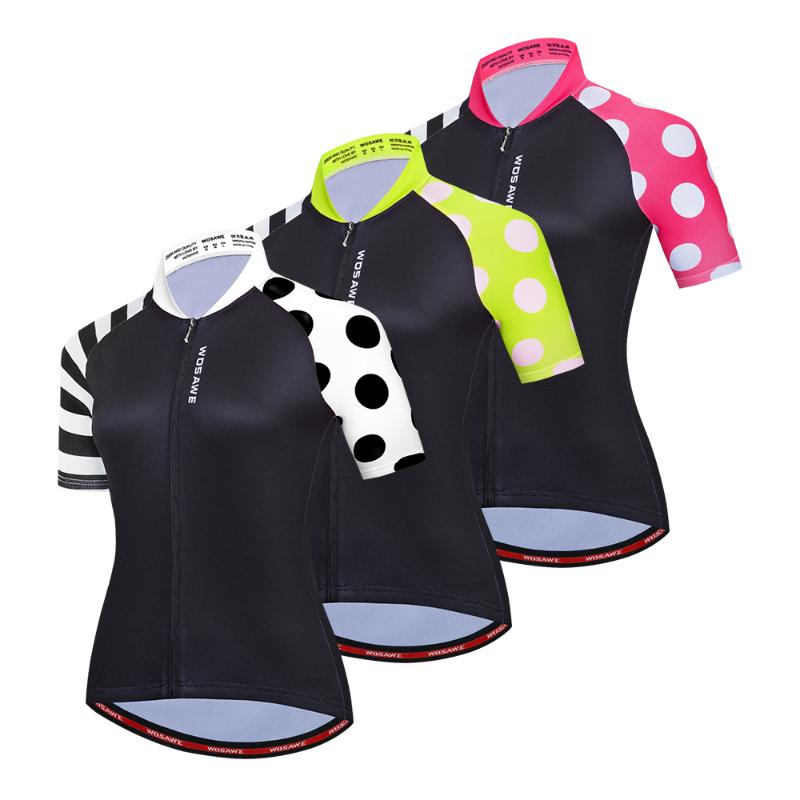 WOSAWE Women Biker Cycling Jersey Short Sleeve Cycle T-shirt Breathable Quick Dry Tights Top Base Layer Bike Clothing, Bl226-r
WOSAWE Women Biker Cycling Jersey Short Sleeve Cycle T-shirt Breathable Quick Dry Tights Top Base Layer Bike Clothing, Bl226-r
