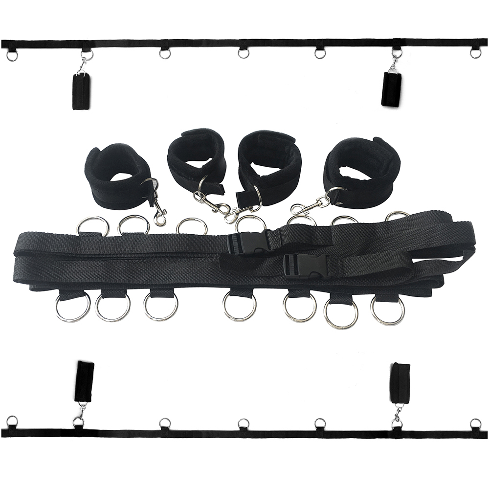 Adult Erotic Toy Handcuffs & Ankle Cuffs BDSM Bondage Sex Toys For Couples Under Bed Restraint Bondage Fetish Slave Sex Products T200813