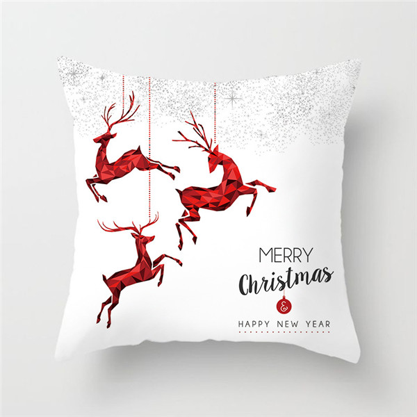 

Christmas Cushion Cover Santa Claus Reindeer Merry Christmas Decorations For Home Ornament Gift Xmas Navidad Happy New Year 2021