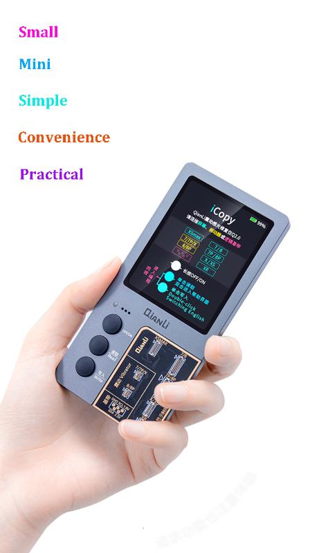 Qianli iCopy Plus LCD Screen Original Color Repair Programmer for 11 Pro Max XR XS MAX 8P 8 7P 7 BatteryData Repair Test