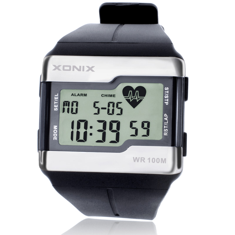 Fashion Heart Rate Monitor Men Sports Health Fitness Calories Watch 100 Meters Diving Waterproof Digital Watches Montre Homme, Red
Fashion Heart Rate Monitor Men Sports Health Fitness Calories Watch 100 Meters Diving Waterproof Digital Watches Montre Homme, Red