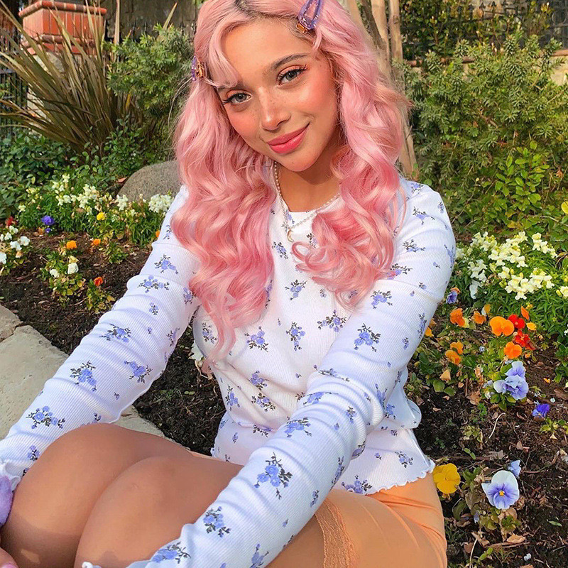 Women Stylish Long Sleeve Floral Print Pullovers Casual Jump Top Round Neck Female T-shirt Blouse Cardigan for women Fall Spring, As pic
Women Stylish Long Sleeve Floral Print Pullovers Casual Jump Top Round Neck Female T-shirt Blouse Cardigan for women Fall Spring, As pic