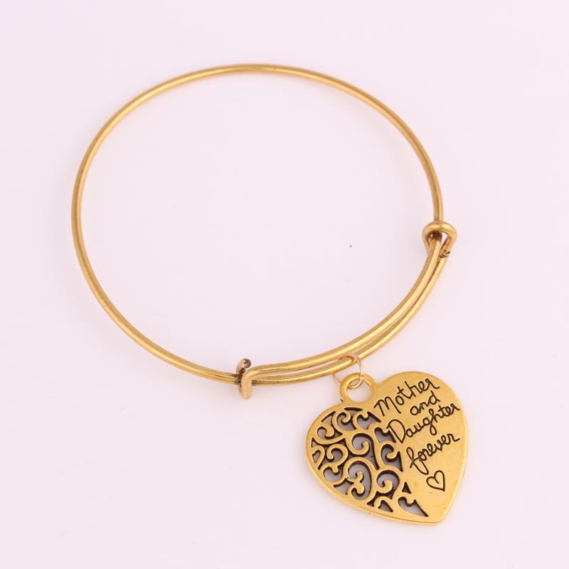 Mother and Daughter forever hollow heart double-side pendant with Expandable Bangle Bracelet love gifts Mothers Day Gift Jewelry
Mother and Daughter forever hollow heart double-side pendant with Expandable Bangle Bracelet love gifts Mothers Day Gift Jewelry