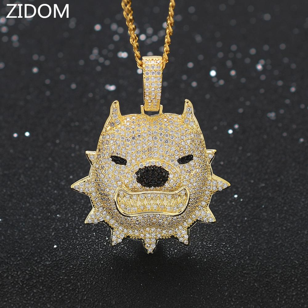 Men Hip hop iced out bling bully dog pendant necklaces micro pave Zircon Hiphop necklace Hiphop jewelry fashion gifts
Men Hip hop iced out bling bully dog pendant necklaces micro pave Zircon Hiphop necklace Hiphop jewelry fashion gifts