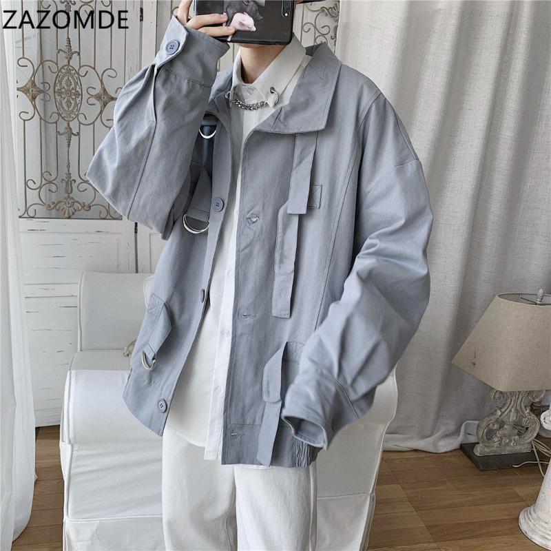 2020 New Autumn Winter Male Casual Streetwear Cargo Jacket Fashion Men Clothing Solid Windbreaker Streetwear Outwear Coat, Y05gray
2020 New Autumn Winter Male Casual Streetwear Cargo Jacket Fashion Men Clothing Solid Windbreaker Streetwear Outwear Coat, Y05gray