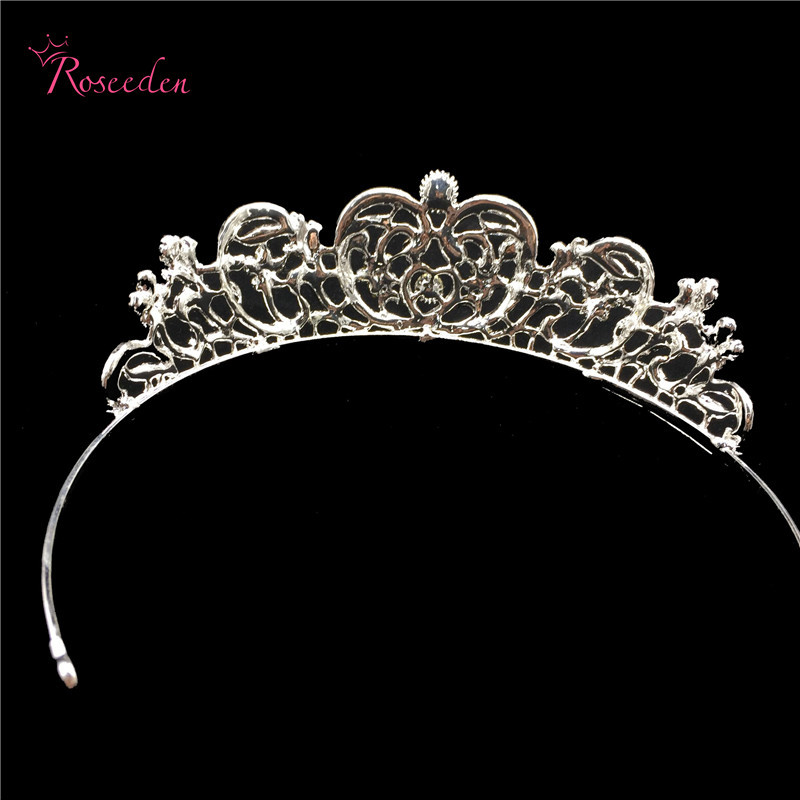 Gorgeous European Crystal wedding Bridal Tiara Rhinestone Pageant Miss Universe Crown Wedding Hair Accessories RE3124 Y200807