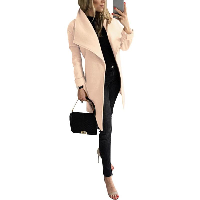 Winter Woolen Warm Overcoat Women Belt Popular Polyester Daily Leisure Long Sleeve Cardigan Turn Down Collar Solid Outwear, Black
Winter Woolen Warm Overcoat Women Belt Popular Polyester Daily Leisure Long Sleeve Cardigan Turn Down Collar Solid Outwear, Black